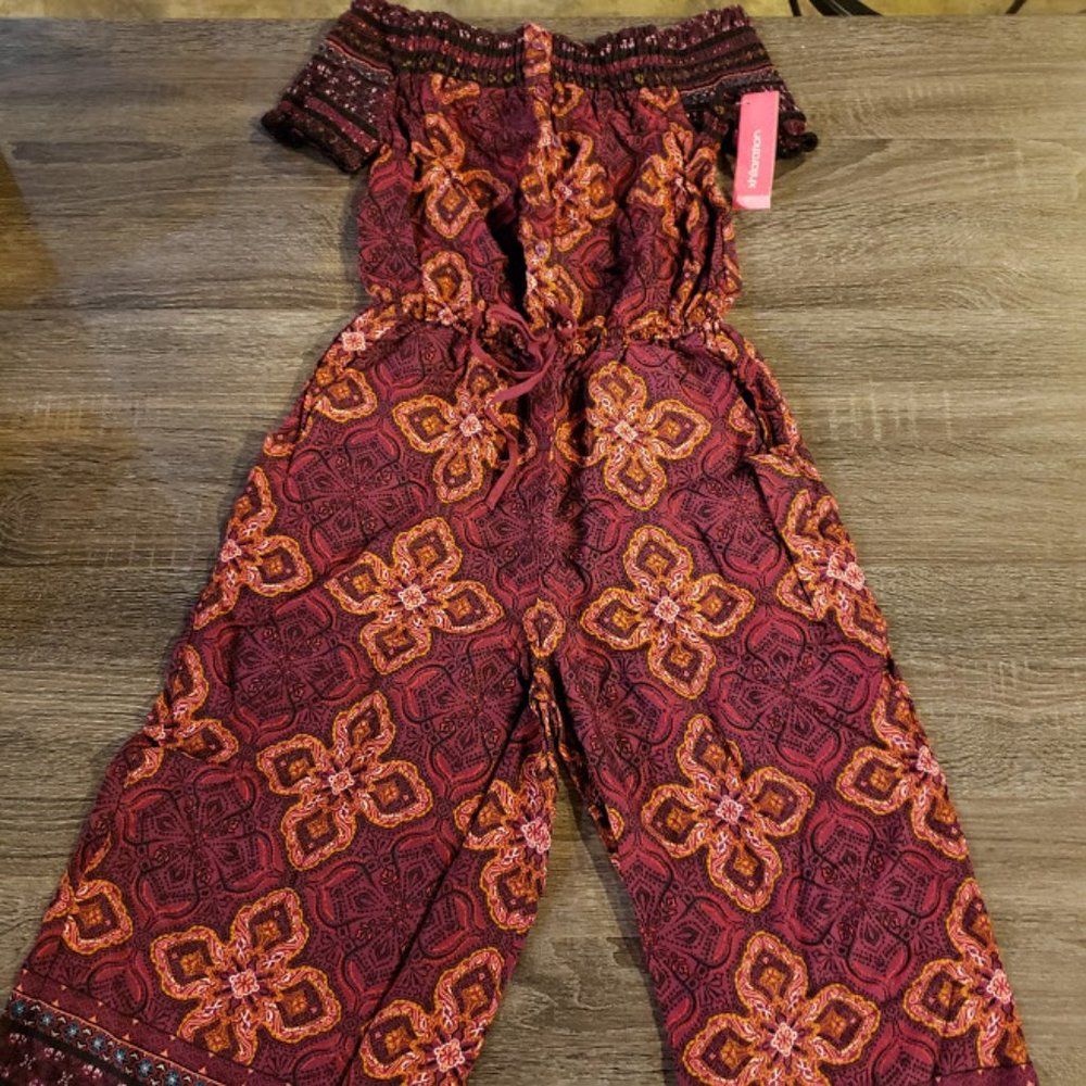 NEW! Xhilaration Boho Off the Shoulder Jumpsuit
